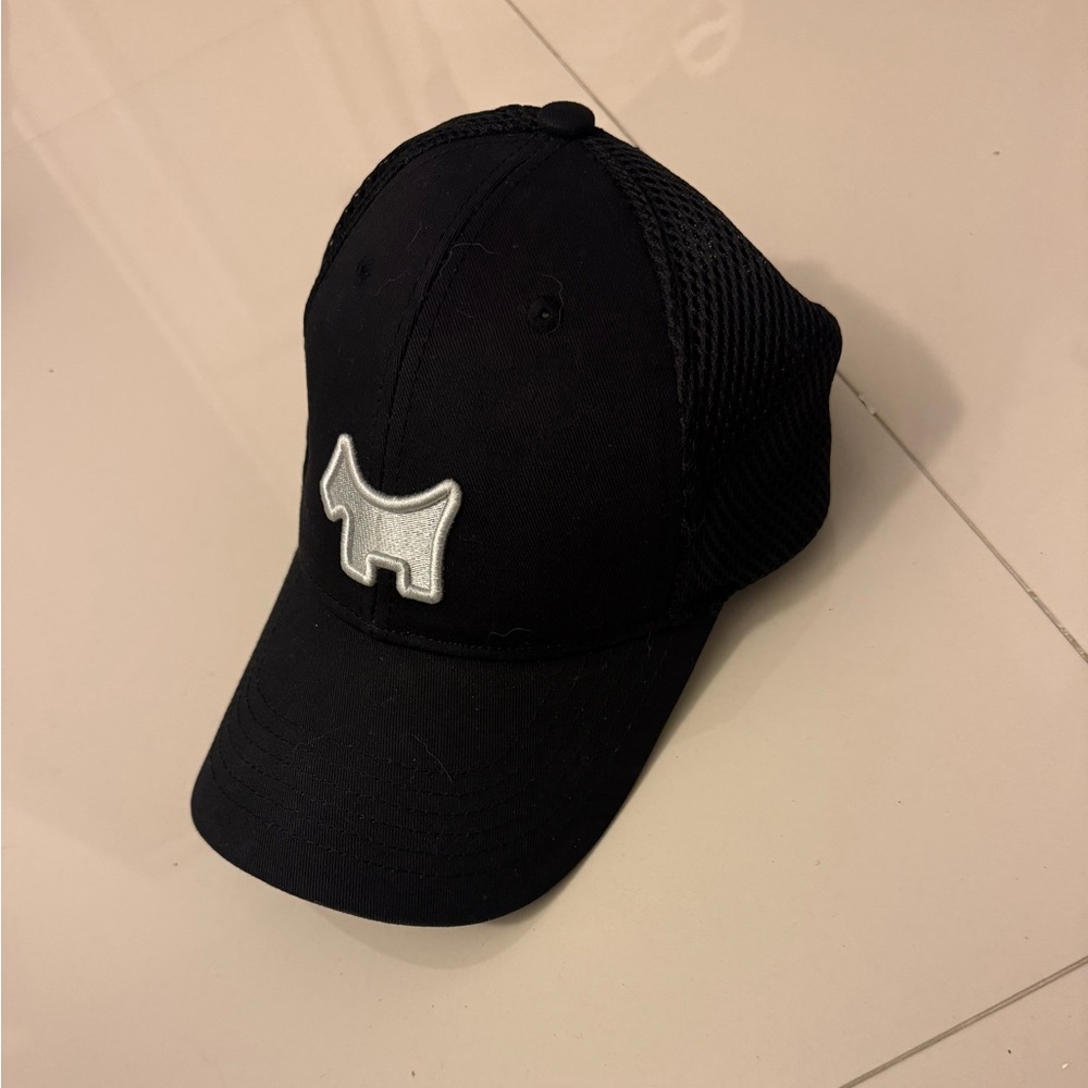 SCOTTY CAMERON SCOTTY DOG SNAPBACK GOLF HAT FLEXFIT ADJUSTABLE BLACK and WHITE